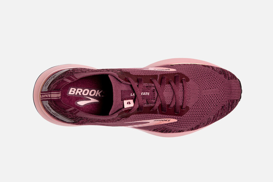 Levitate 4 Road Brooks Running Shoes NZ Womens - Pink - ZSRDQG-253